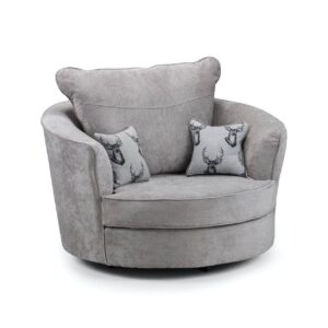 Verona Fabric Swivel Chair