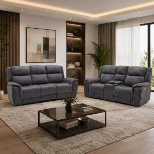 Alternative view of Model H Electric 2 Seater Recliner Sofa