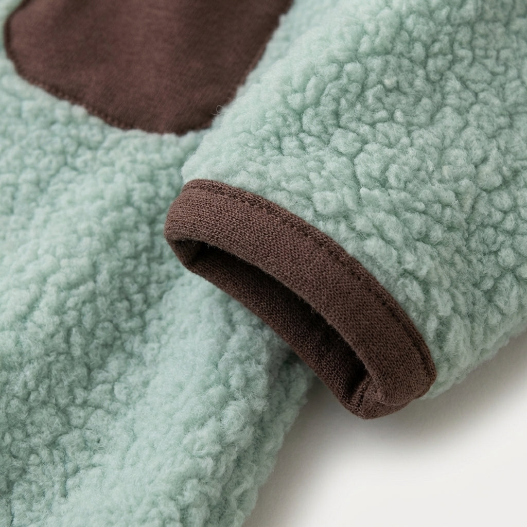 Fleece Zip Romper - Image 4