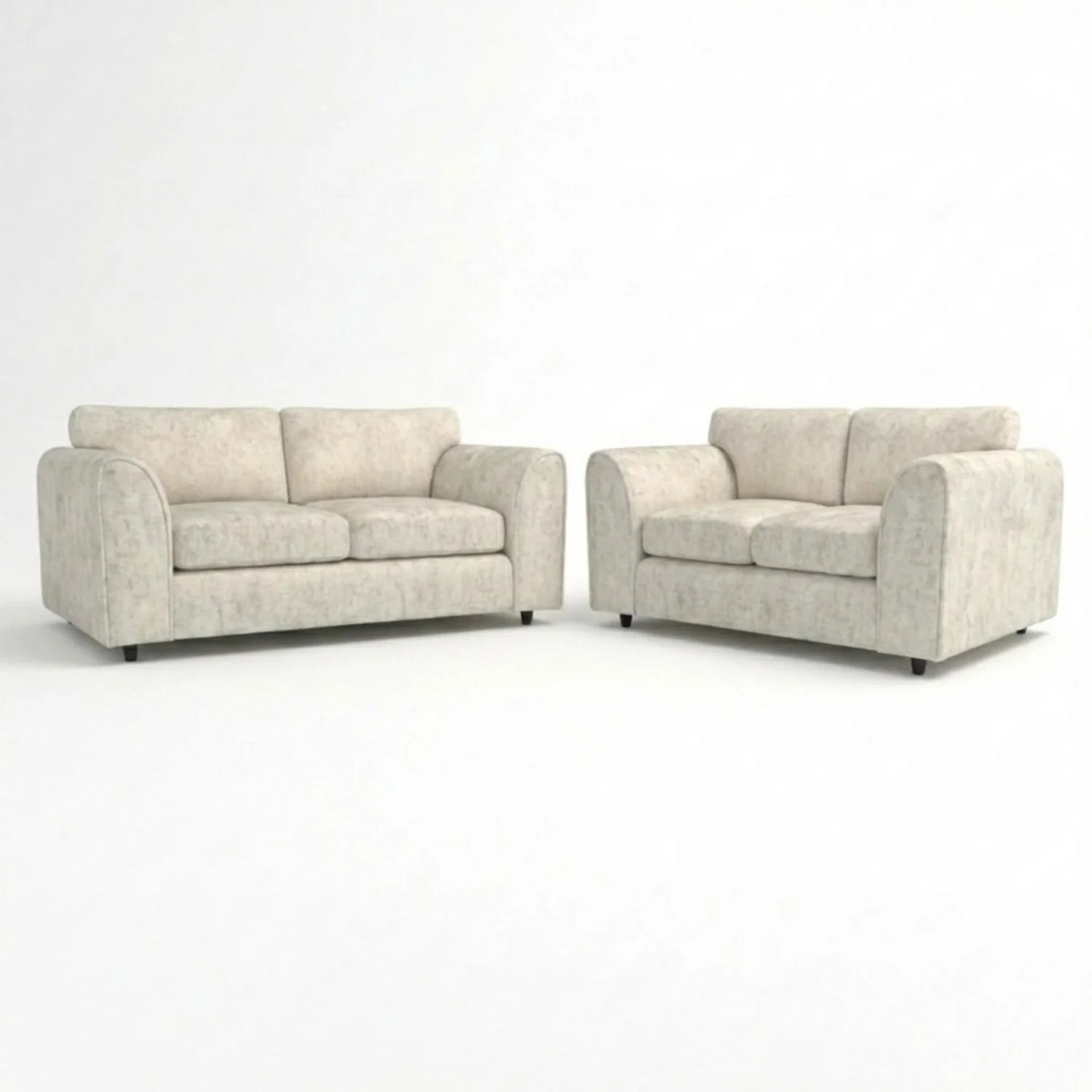 Alaska Fabric Full Back Sofa Set - Image 2