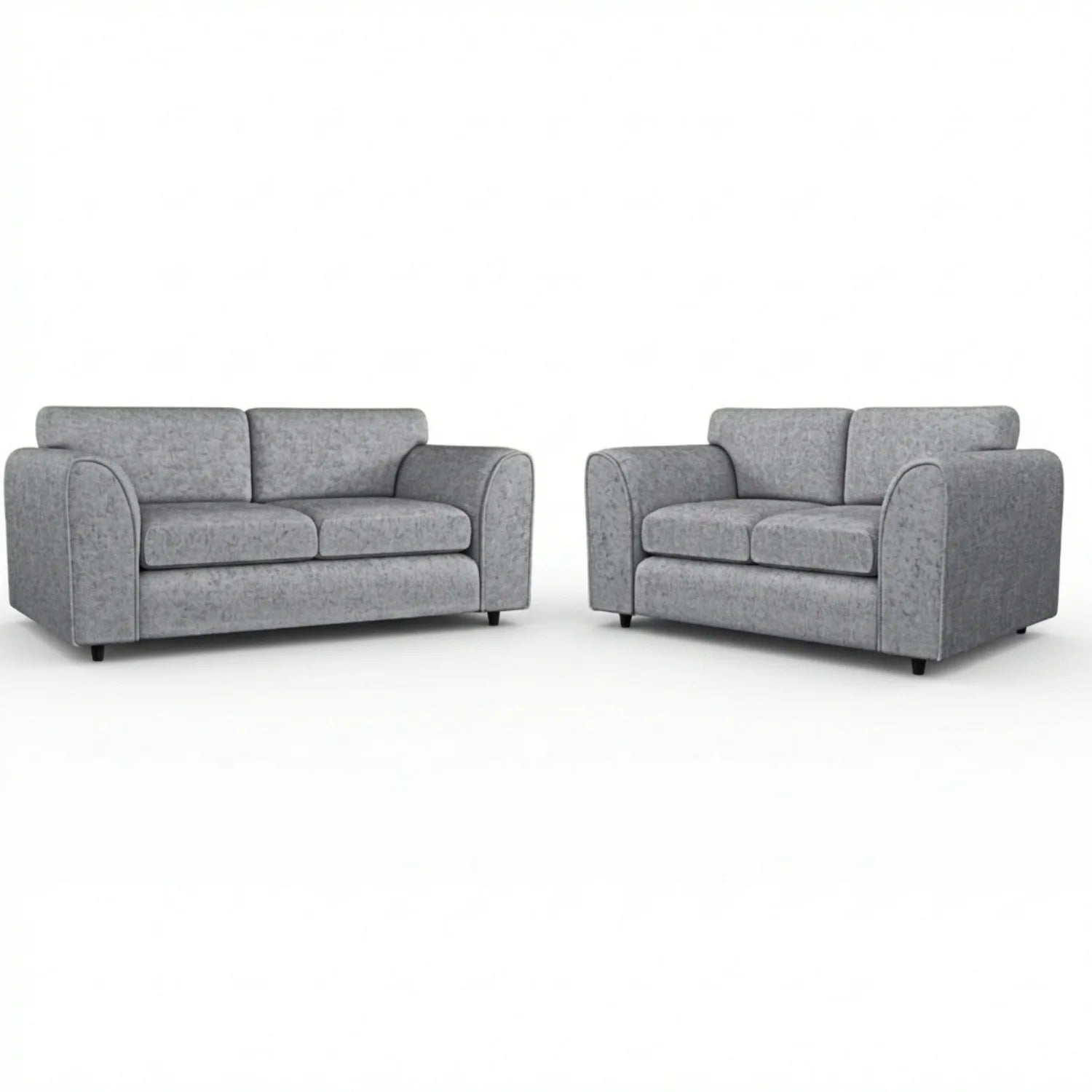 Alaska Fabric Full Back Sofa Set - Image 4