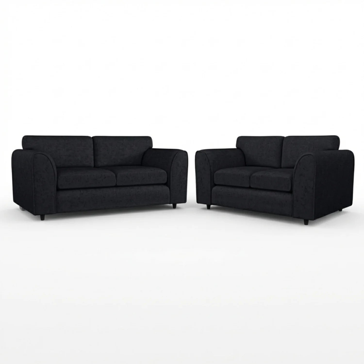 Alaska Fabric Full Back Sofa Set - Image 6