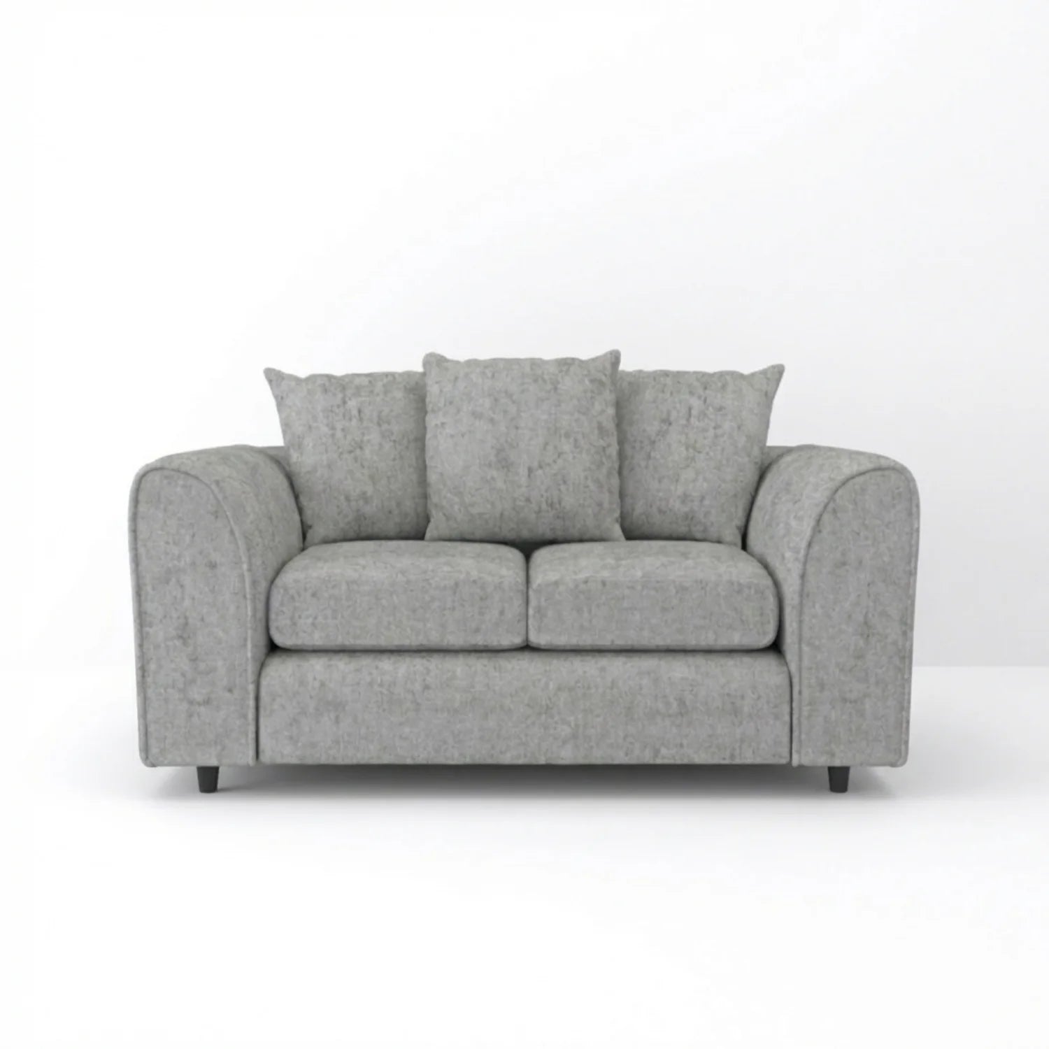 Alaska Fabric Scatter Back Sofa Set (Black) - Image 154