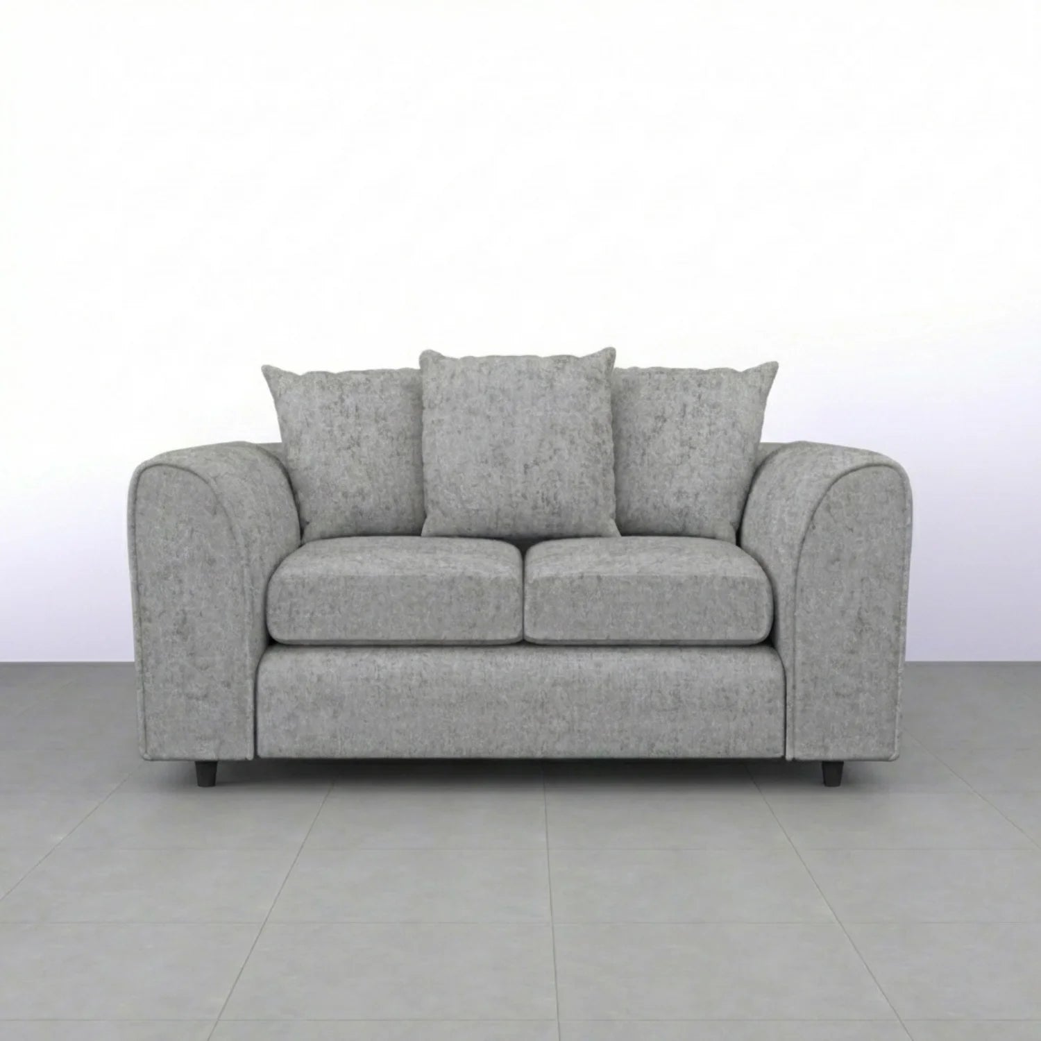 Alaska Fabric Scatter Back Sofa Set (Light Grey) - Image 16
