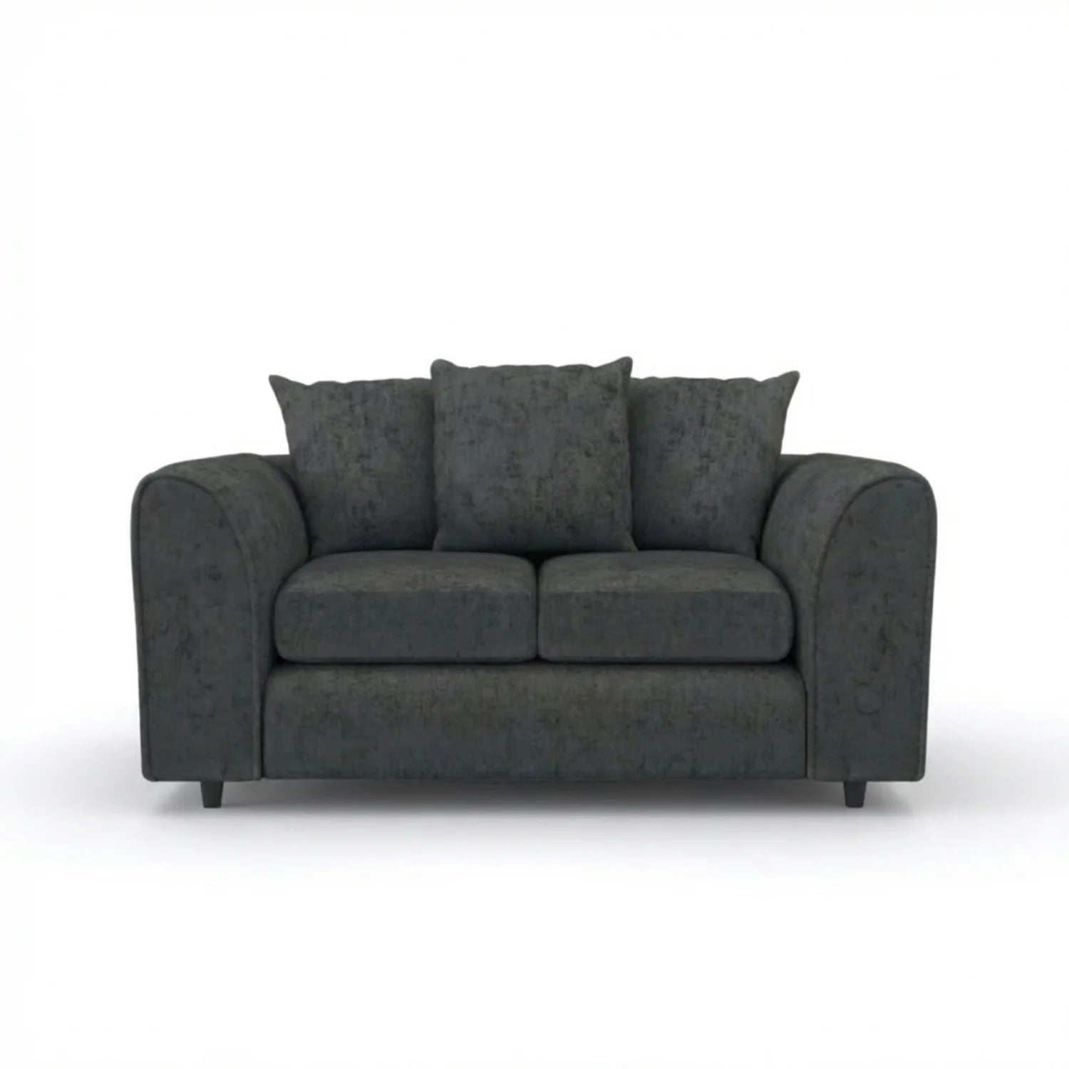Alaska Fabric Scatter Back Sofa Set (Black) - Image 160