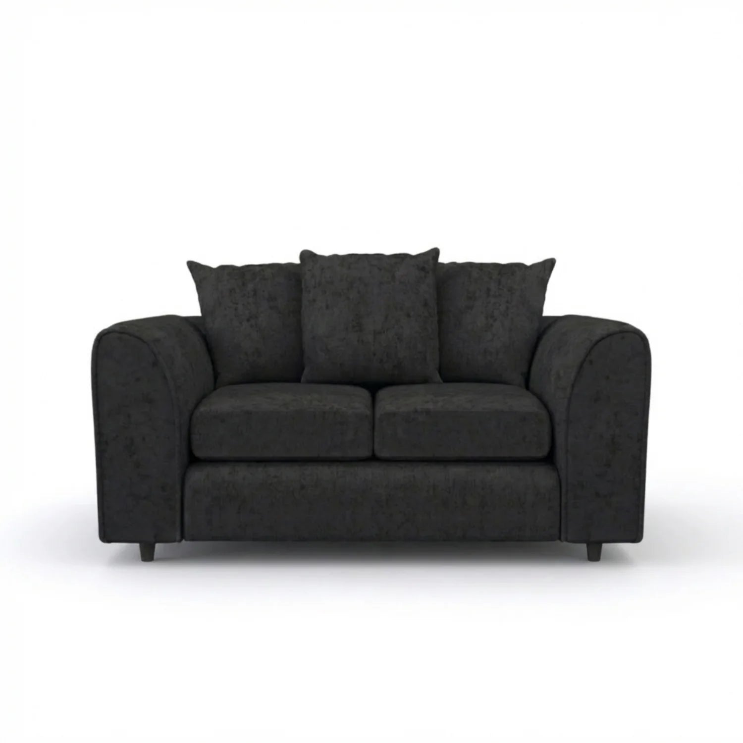 Alaska Fabric Scatter Back Sofa Set (Black) - Image 143