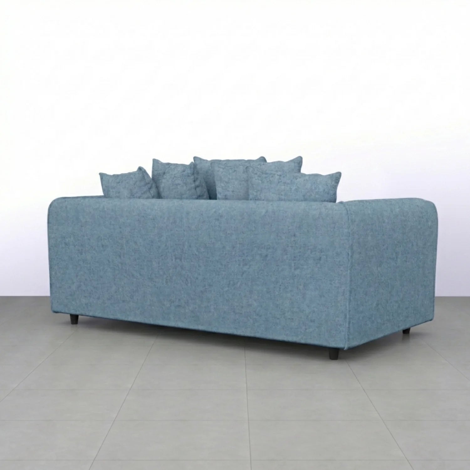 Alaska Fabric Scatter Back Sofa Set (Black) - Image 73