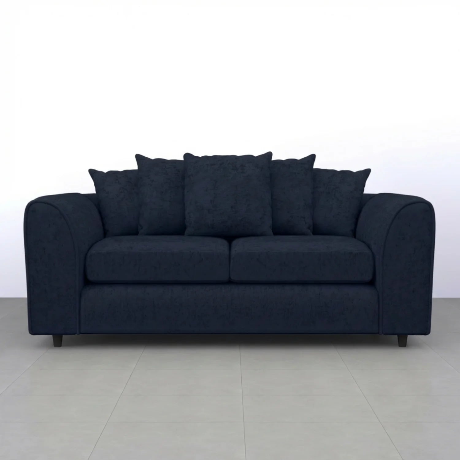 Alaska Fabric Scatter Back Sofa Set (Black) - Image 88