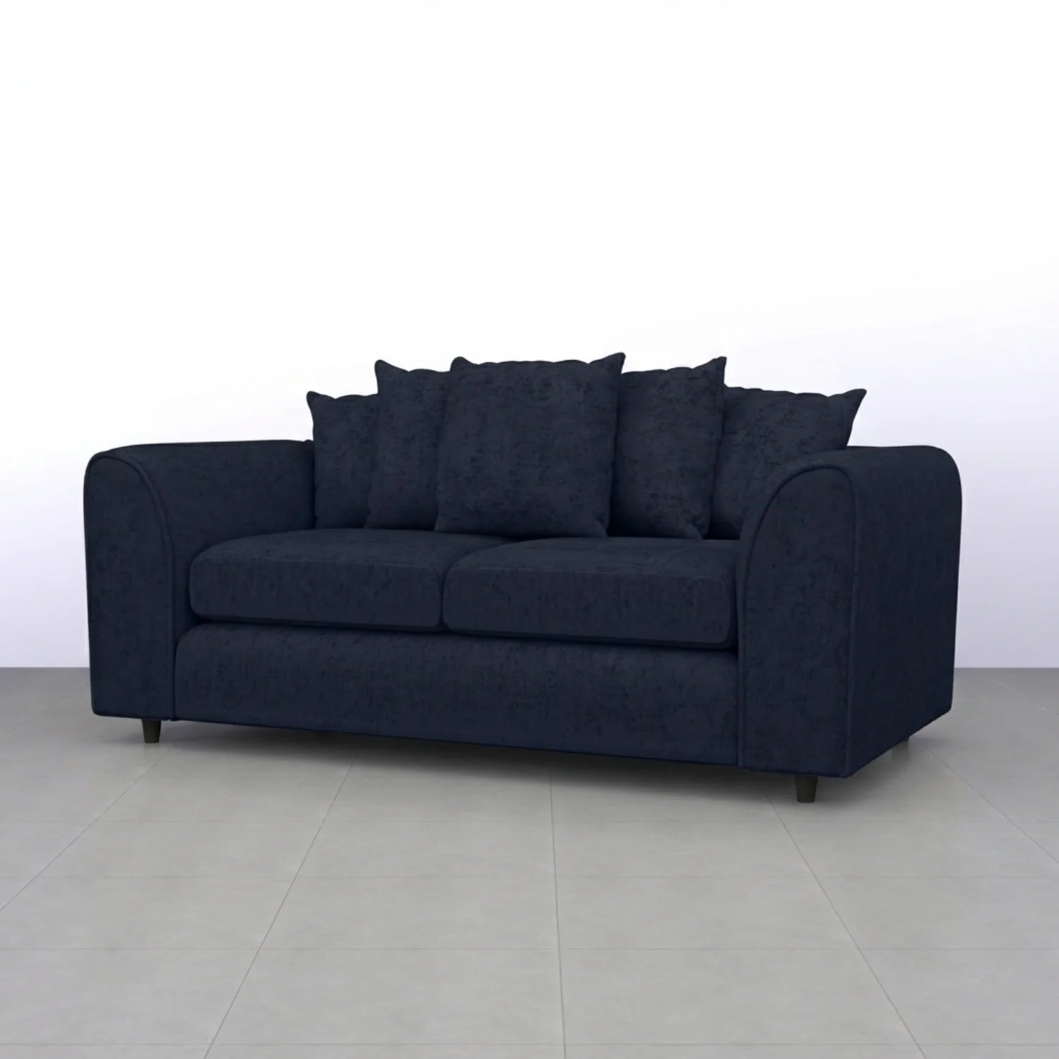 Alaska Fabric Scatter Back Sofa Set (Black) - Image 89