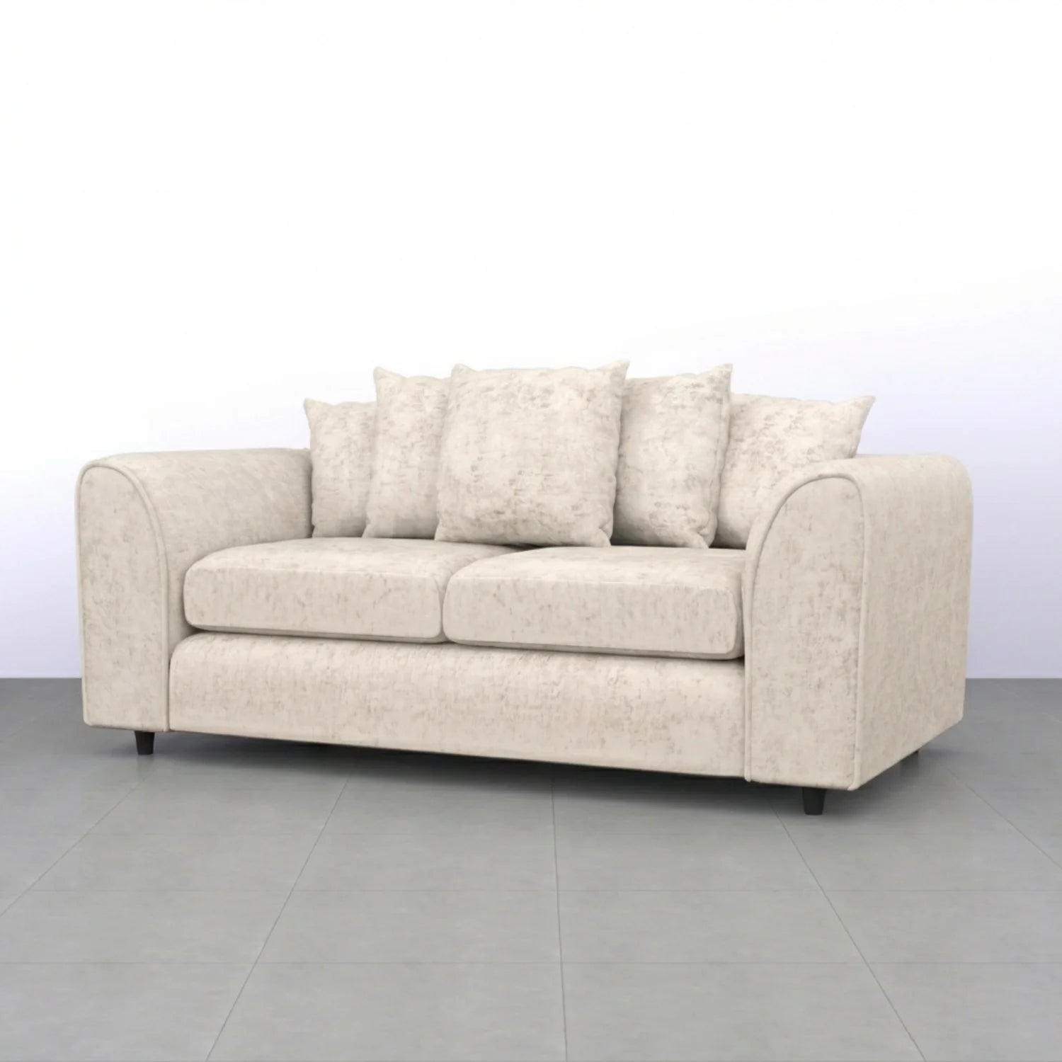 Alaska Fabric Scatter Back Sofa Set (Black) - Image 94