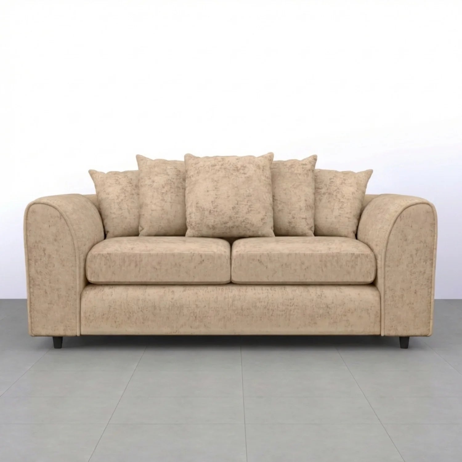 Alaska Fabric Scatter Back Sofa Set (Black) - Image 98