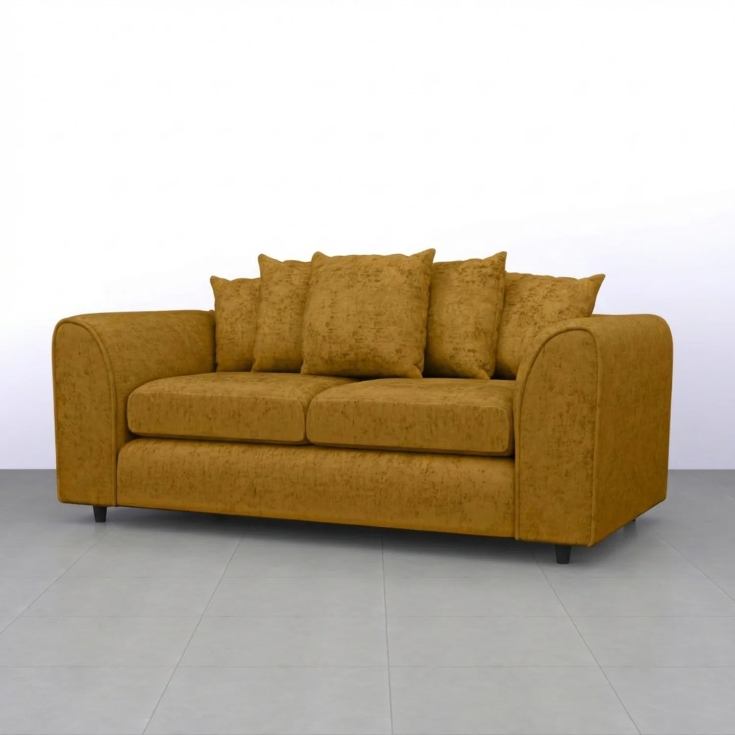 Alaska Fabric Scatter Back Sofa Set (Black) - Image 103