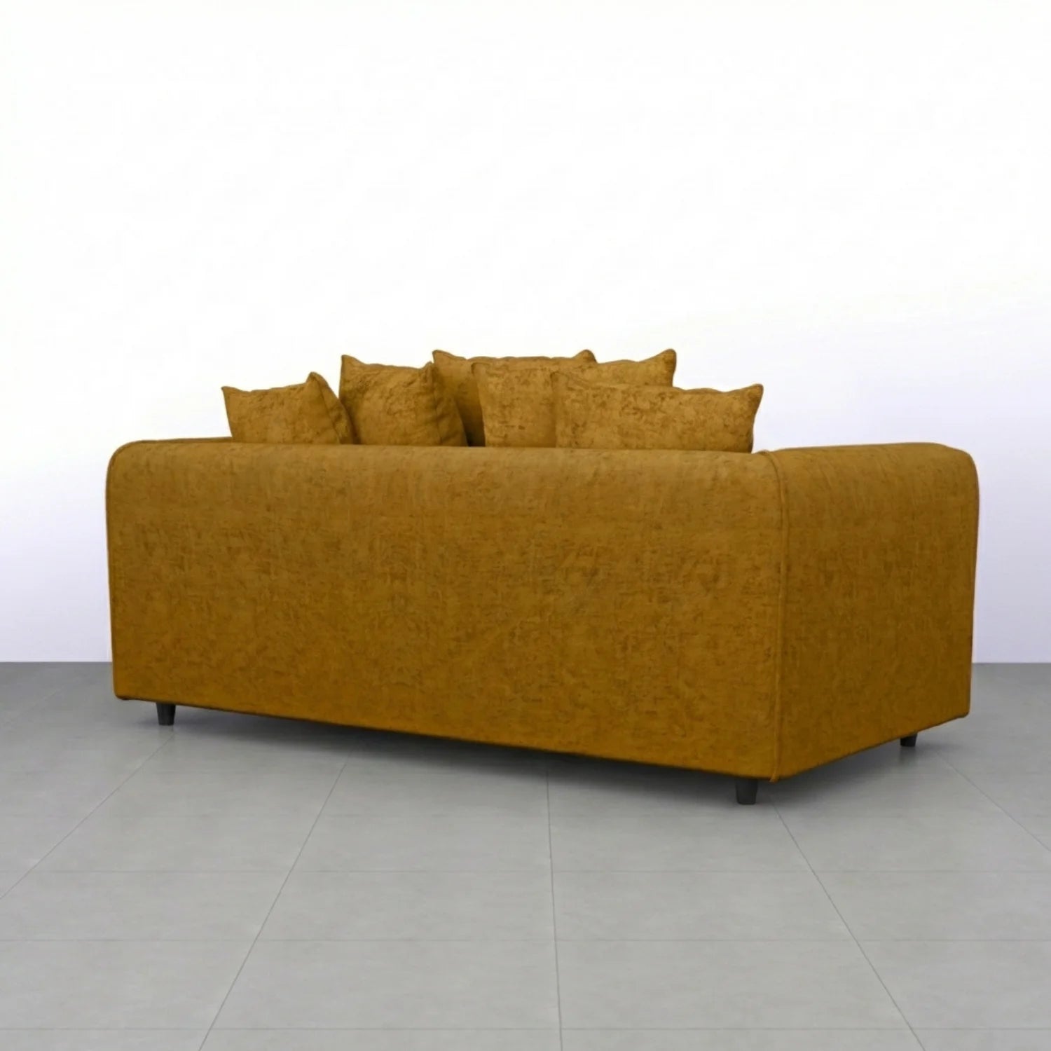 Alaska Fabric Scatter Back Sofa Set (Black) - Image 104
