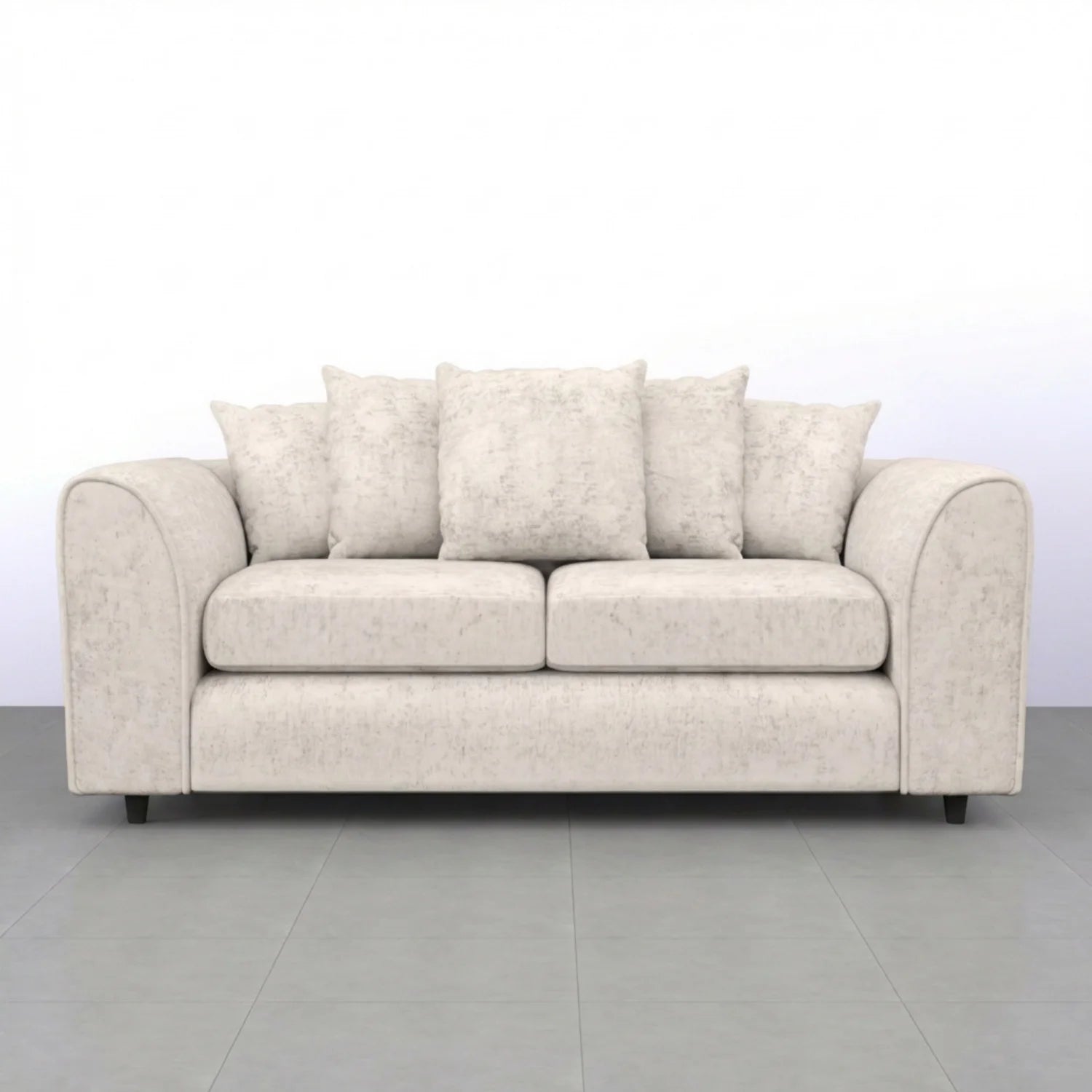 Alaska Fabric Scatter Back Sofa Set (Black) - Image 13