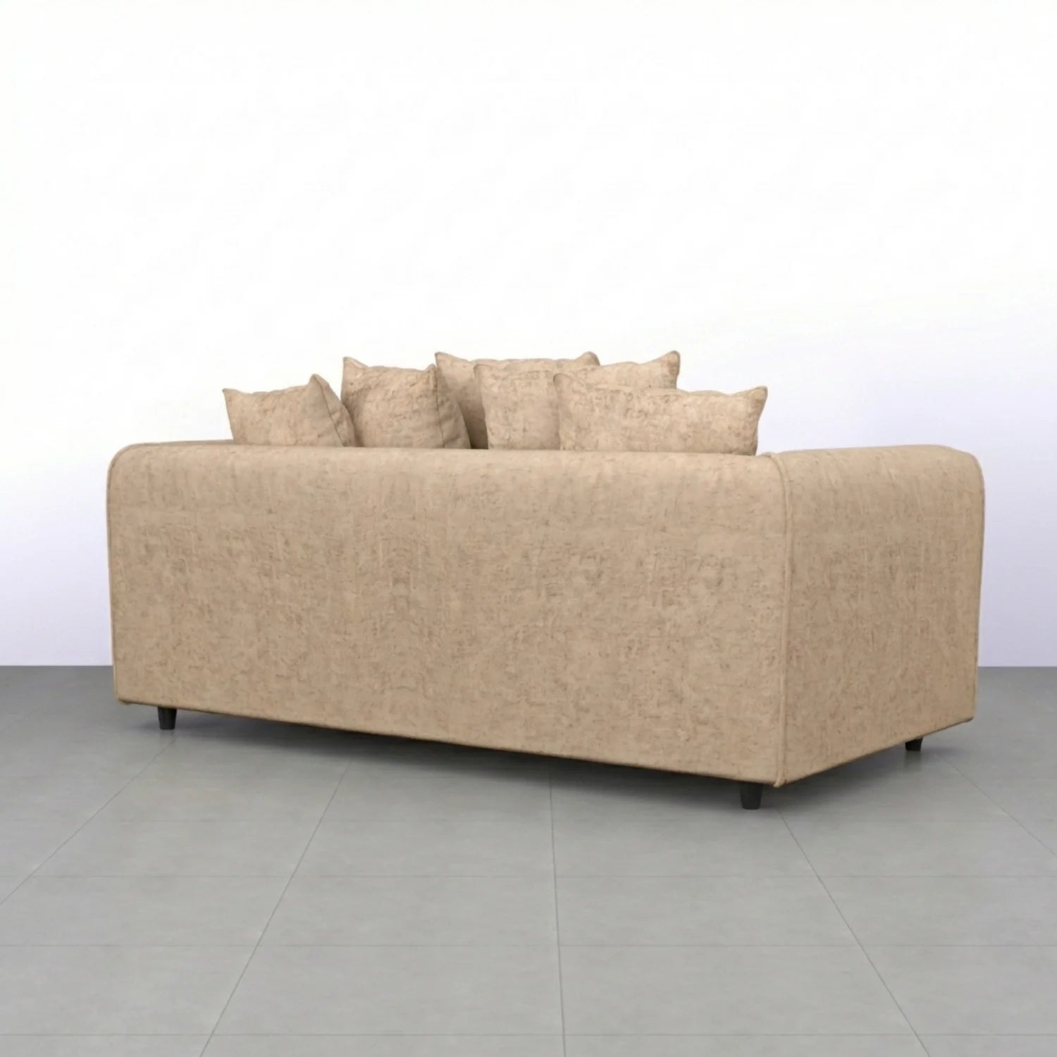 Alaska Fabric Scatter Back Sofa Set (Black) - Image 22