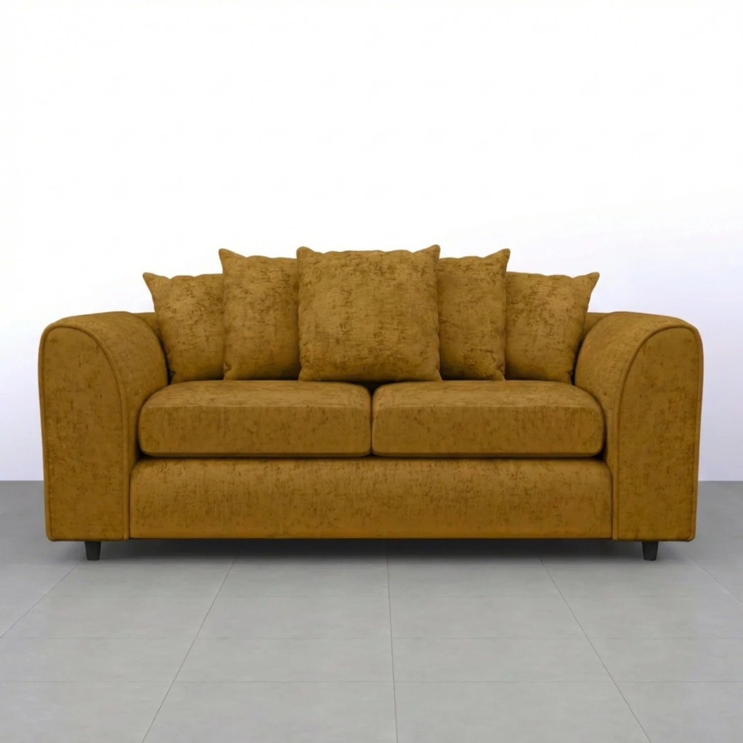 Alaska Fabric Scatter Back Sofa Set (Black) - Image 27