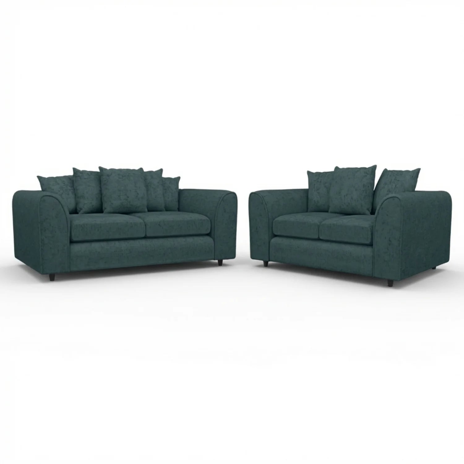 Alaska Fabric Scatter Back Sofa Set (Black) - Image 56
