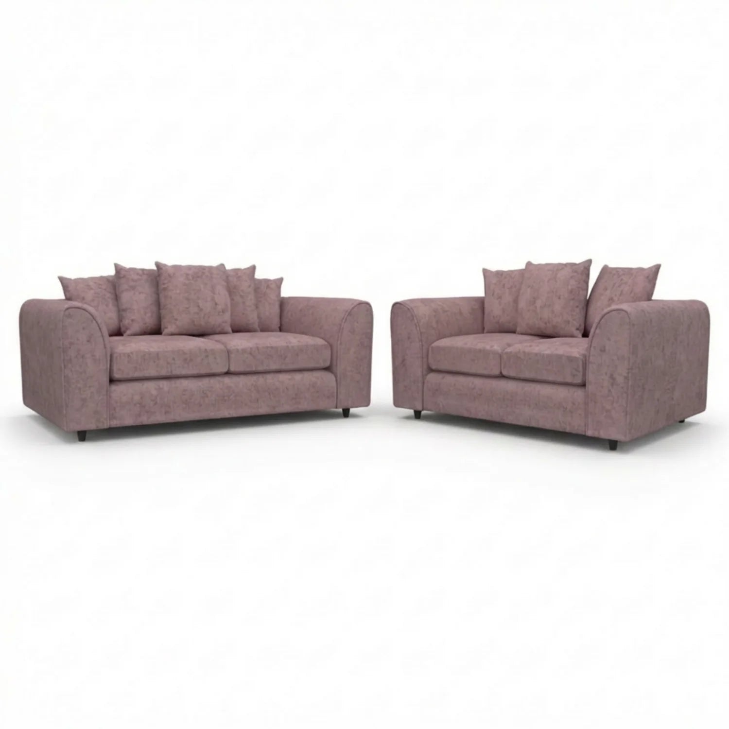 Alaska Fabric Scatter Back Sofa Set (Black) - Image 63