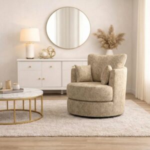 Alaska Fabric Swivel Chair