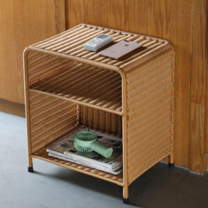 Bedside Table Double-tiered Minimalist Compact Cabinet For The Bedroom