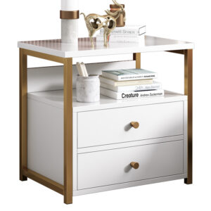 Alternative view of Multifunctional Bedroom Bedside Table Minimalist Bedside Storage Storage Cabinet