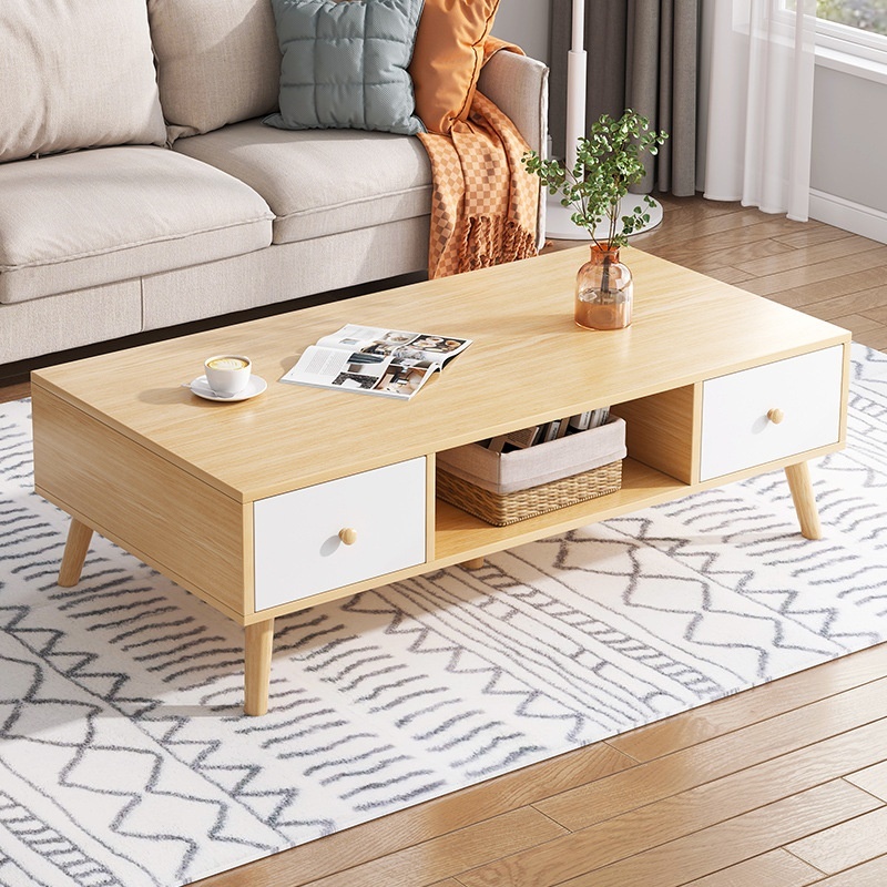 Minimalist, Modern Light-luxury Coffee Table For Small Apartments Nordic-style Side Table - Image 2